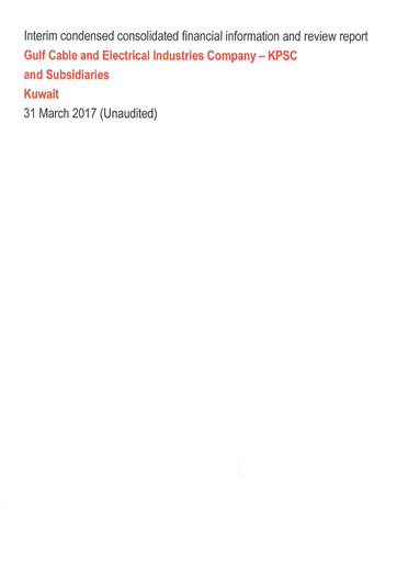 Thumbnail Gulf Cable and Electrical Industries Company - KPSC Financial Statement 2017-q1
