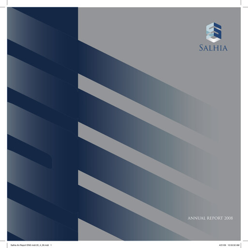 Thumbnail Salhia Real Estate Company Annual Report 2008