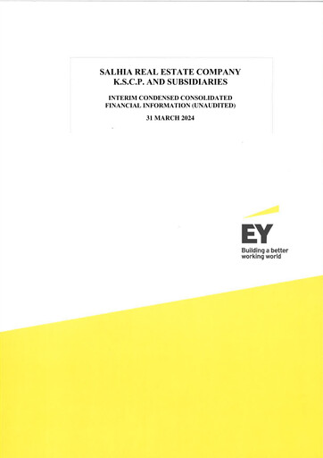 Vorschaubild Salhia Real Estate Company Quartalsbericht 2024-q1