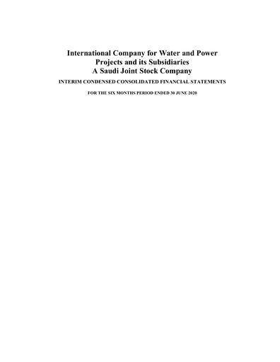Thumbnail ACWA POWER Company Half-year Report 2020-h1