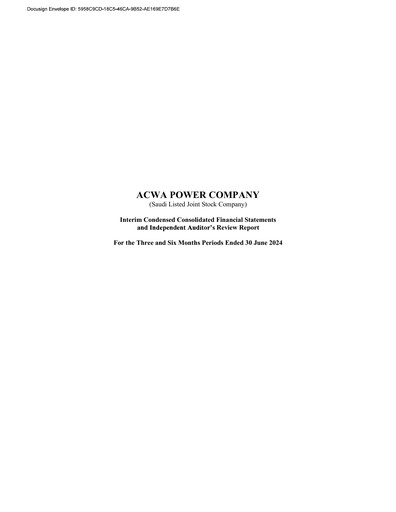 Thumbnail ACWA POWER Company Half-year Report 2024-h1