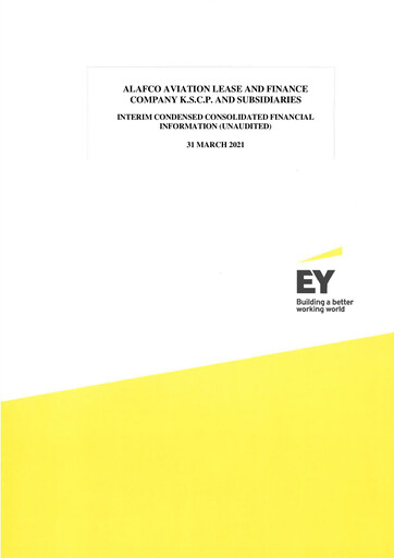 Thumbnail ALAFCO Aviation Lease and Finance Company Half-year Report 2021-h1