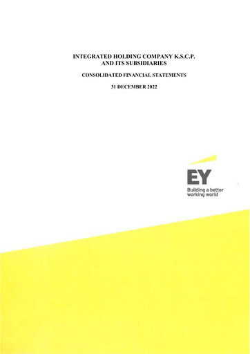Thumbnail Integrated Holding Company K.S.C.P. Financial Statement 2022