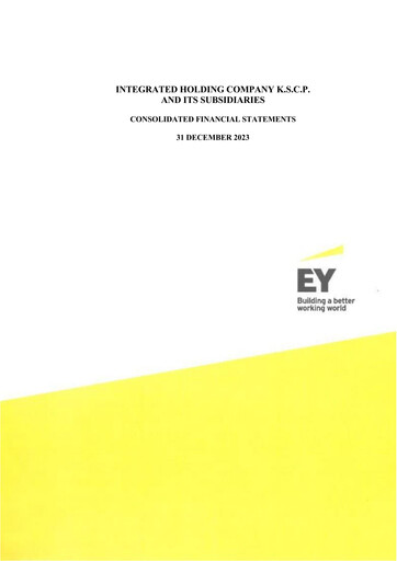 Thumbnail Integrated Holding Company K.S.C.P. Financial Statement 2023