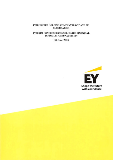 Vorschaubild Integrated Holding Company K.S.C.P. Halbjahresbericht 2025-h1