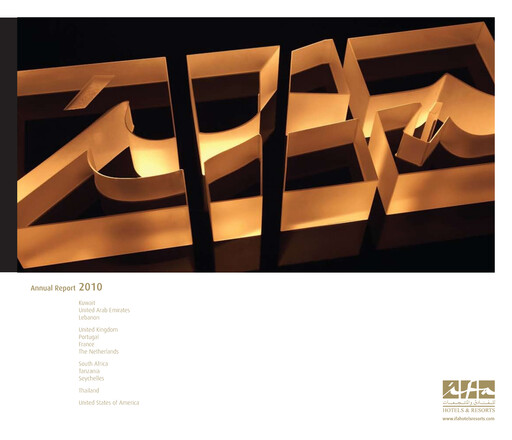 Thumbnail IFA Hotels and Resorts Annual Report 2010
