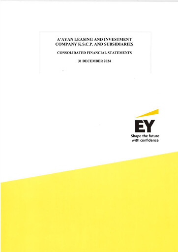 Thumbnail A'ayan Leasing and Investment Company Financial Statement 2024