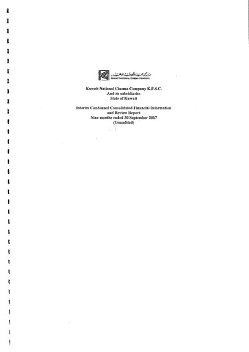 Vorschaubild Kuwait National Cinema Company Finanzmitteilung 2017-9m