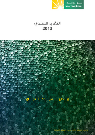 Thumbnail Noor Financial Investment Company Annual Report 2013