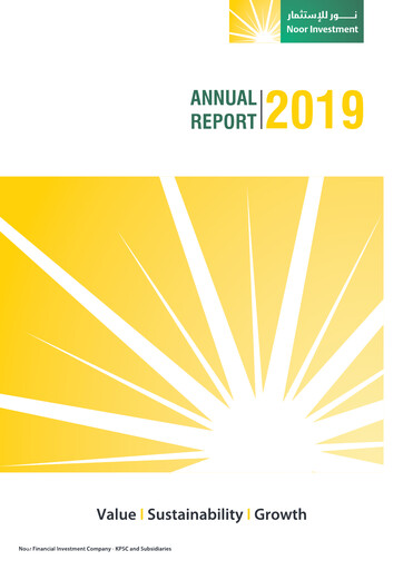 Thumbnail Noor Financial Investment Company Annual Report 2019