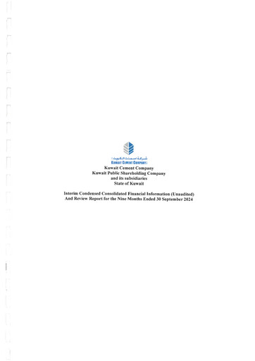 Miniature Kuwait Cement Company Rapport financier 2024-9m