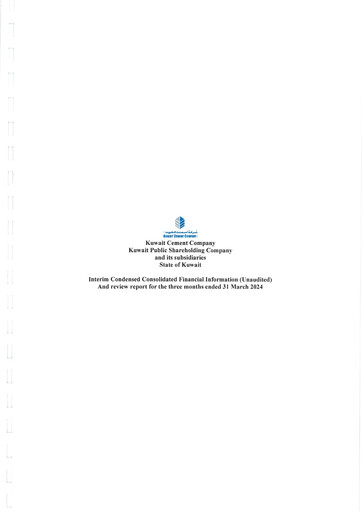 Miniature Kuwait Cement Company Rapport financier 2024-q1
