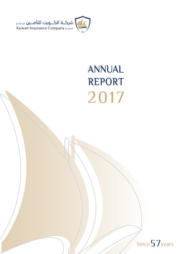 Thumbnail Kuwait Insurance Company Annual Report 2017