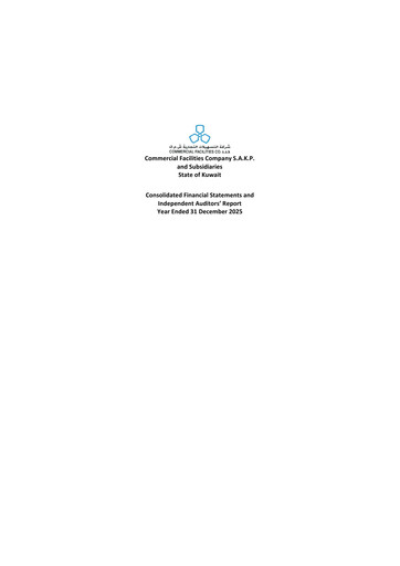 Thumbnail Commercial Facilities Company S.A.K.P. Financial Statement 2025