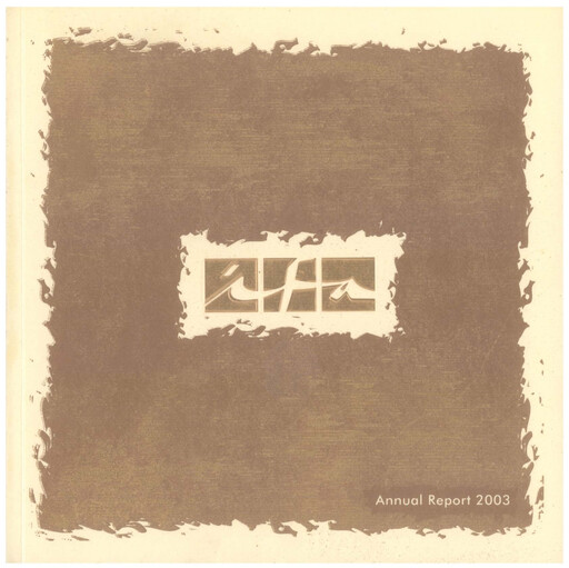 Miniature International Financial Advisors Holding Rapport annuel 2003