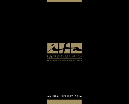 Miniature International Financial Advisors Holding Rapport annuel 2014