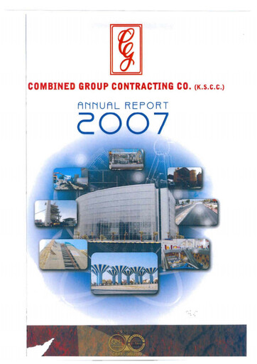 Thumbnail Combined Group Contracting Company  Annual Report 2007