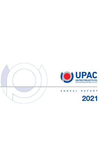 Thumbnail United Projects Company For Aviation Services Annual Report 2021
