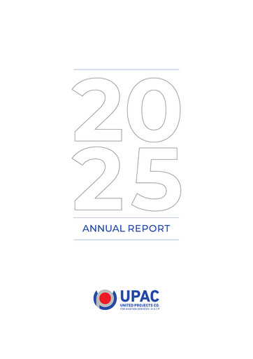 Thumbnail United Projects Company For Aviation Services Annual Report 2025
