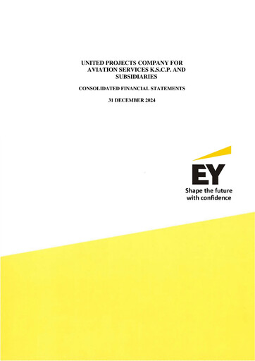 Thumbnail United Projects Company For Aviation Services Financial Statement 2024