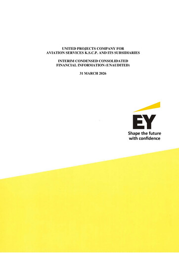 Thumbnail United Projects Company For Aviation Services Quarterly Report 2026-q1