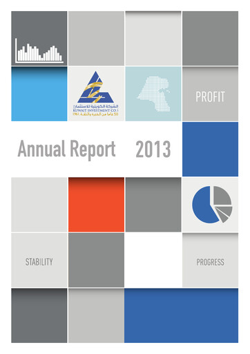 Thumbnail Kuwait Investment Company Annual Report 2013
