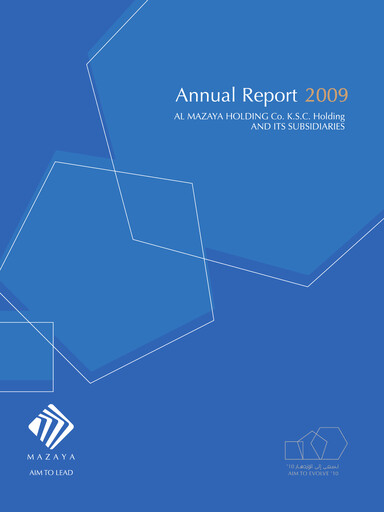 Thumbnail Al-Mazaya Holding Company Annual Report 2009