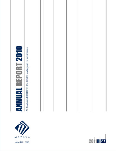 Thumbnail Al-Mazaya Holding Company Annual Report 2010