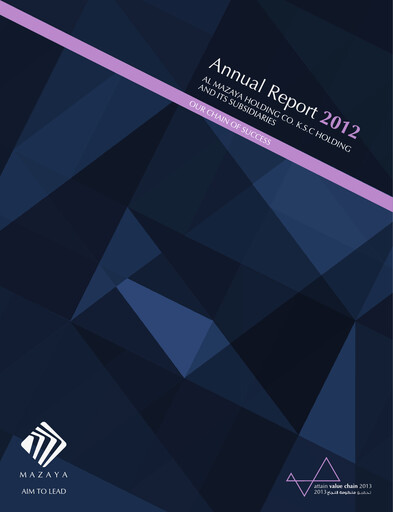 Thumbnail Al-Mazaya Holding Company Annual Report 2012