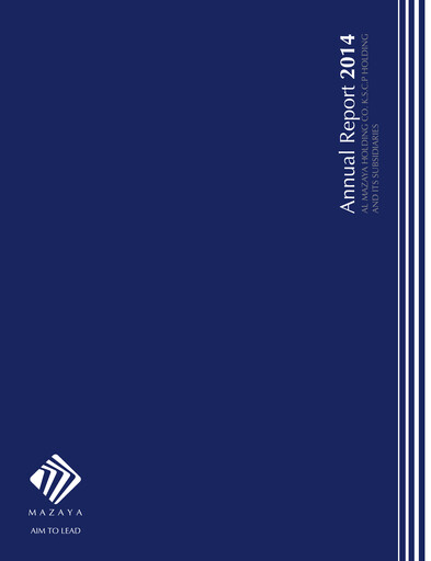 Thumbnail Al-Mazaya Holding Company Annual Report 2014
