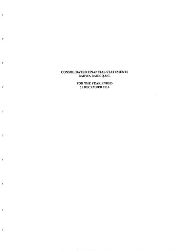 Thumbnail Dukhan Bank Financial Statement 2016