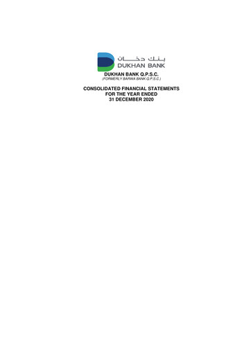 Thumbnail Dukhan Bank Financial Statement 2020