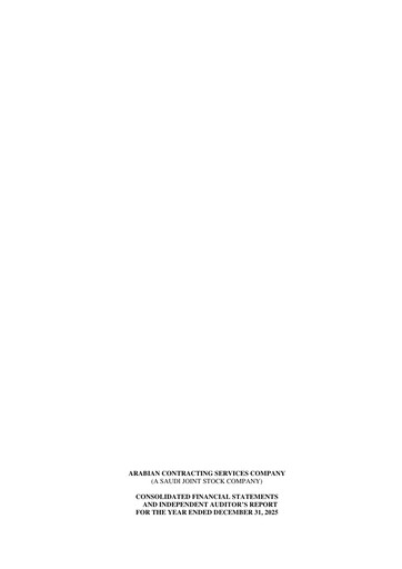 Miniature Arabian Contracting Services Company Bilan financier 2025