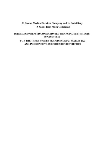 Thumbnail Al-Dawaa Medical Services Company Financial Statement 2023-q1