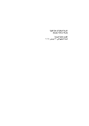 Thumbnail National Medical Care Company Financial Statement 2024
