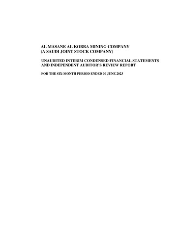 Thumbnail Al Masane Al Kobra Mining Company Financial Statement 2023-h1