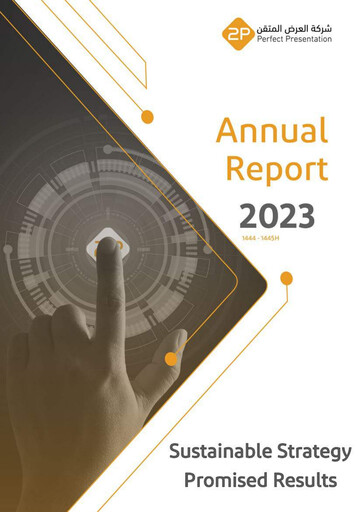 Vorschaubild Perfect Presentation for Commercial Services CompanyPerfect Presentation for Commercial Services Jahresbericht 2023