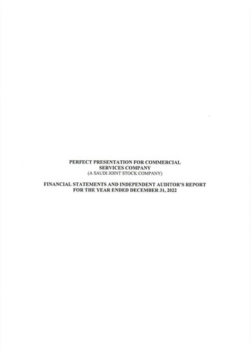Thumbnail Perfect Presentation for Commercial Services CompanyPerfect Presentation for Commercial Services Financial Statement 2022