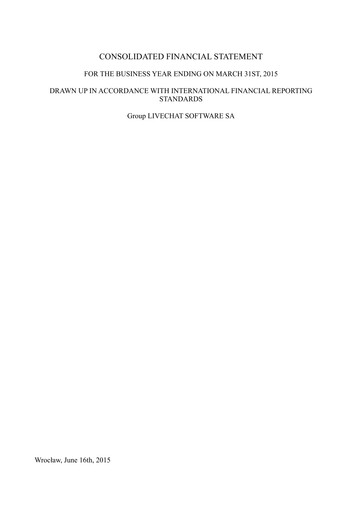 Vorschaubild Text (LiveChat) Finanzmitteilung fy2015