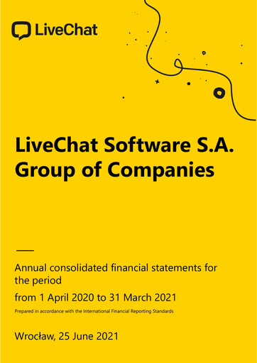 Vorschaubild Text (LiveChat) Finanzmitteilung fy2021
