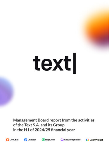 Thumbnail Text (LiveChat) Half-year Report fy2025-h1