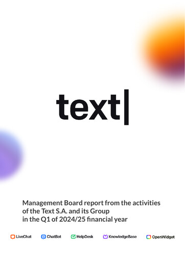 Thumbnail Text (LiveChat) Quarterly Report fy2025-q1