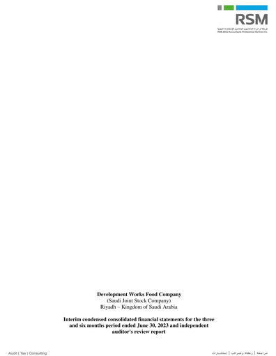 Miniature Development Works Food Company Bilan financier 2023-h1