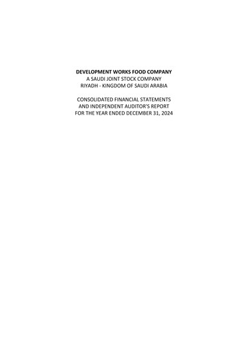 Miniature Development Works Food Company Bilan financier 2024