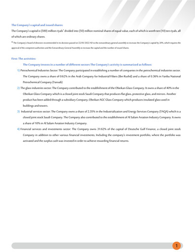 Thumbnail Saudi Advanced Industries Company Financial Statement 2022