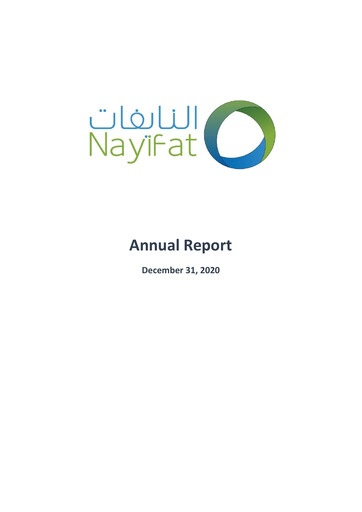 Thumbnail Nayifat Finance Company Annual Report 2020
