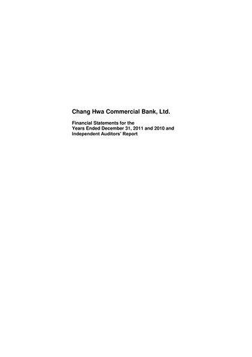 Thumbnail Chang Hwa Commercial Bank Financial Statement 2011