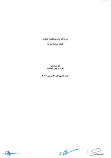 Thumbnail Arabian Shield Cooperative Insurance Company Financial Statement 2017