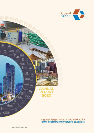 Thumbnail Qatar Industrial Manufacturing Company Annual Report 2020
