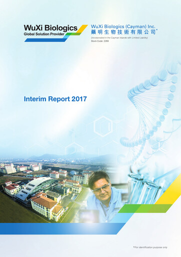 Miniature WuXi Biologics Rapport semestriel 2017-h1